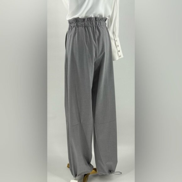 🆕 RAT & BOA 🧿 NWT Simona Pleated Trouser, Adjustable Drawstring, Grey - Sz XS - Picture 6 of 16